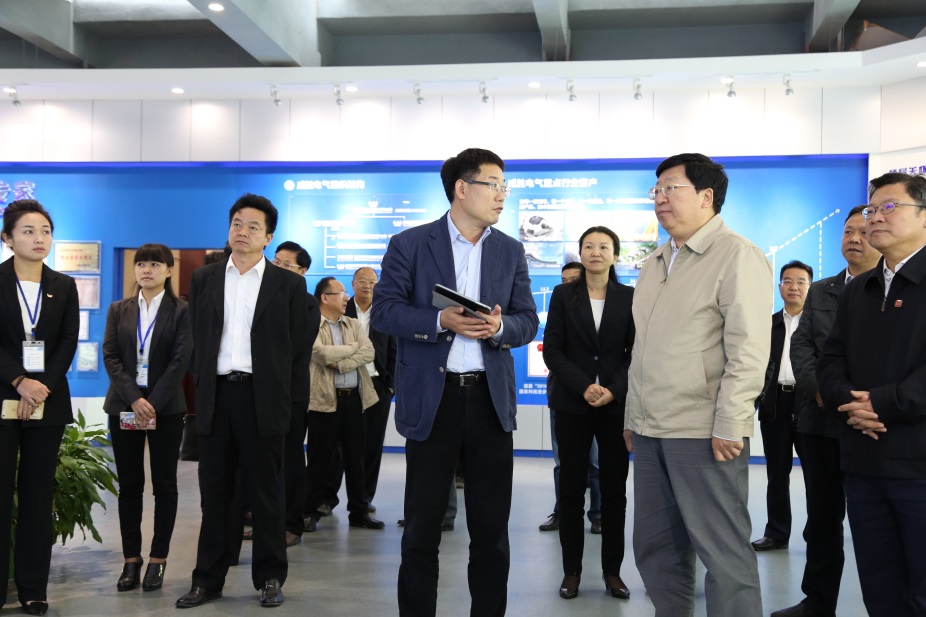 湖南省委常委、省人民政府常務副省長陳向群一行蒞臨威勝電氣產業(yè)園